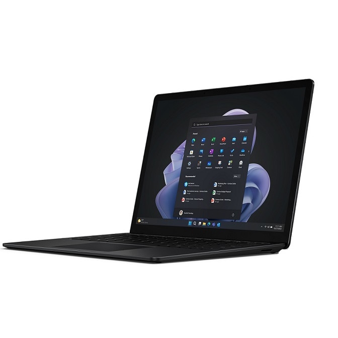 Laptop 5 Surface Microsoft, 13.5 inch Touch, Intel i7-1265U, 16GB DDR5, 256GB SSD NvME, Windows 11 Pro negru