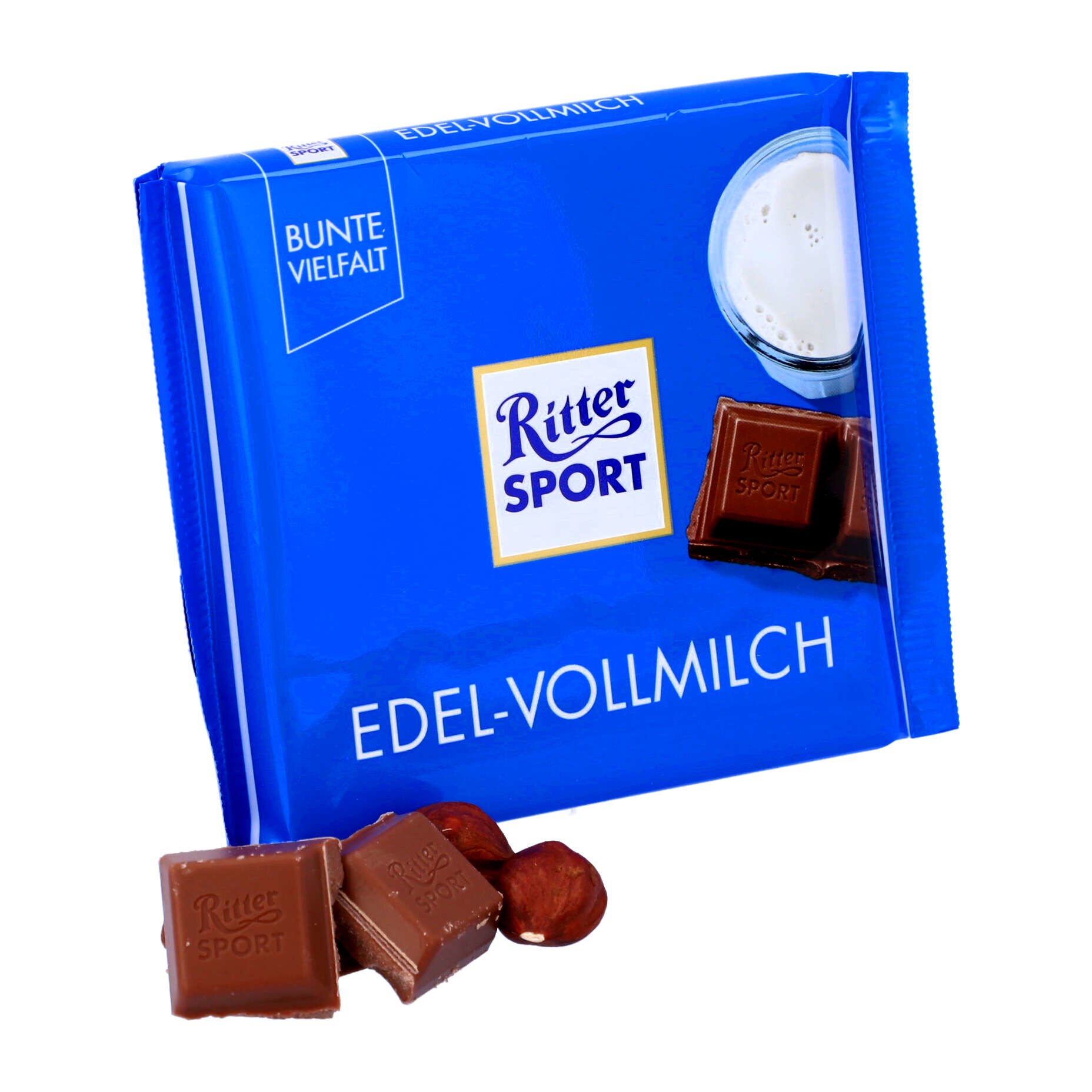 Ciocolata cu lapte, Ritter Sport, 100 g - eMAG.ro