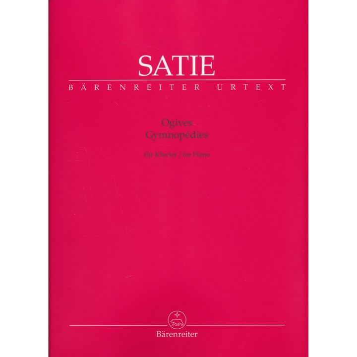 Erik Satie: Ogives, Gymnopédies - pentru pian