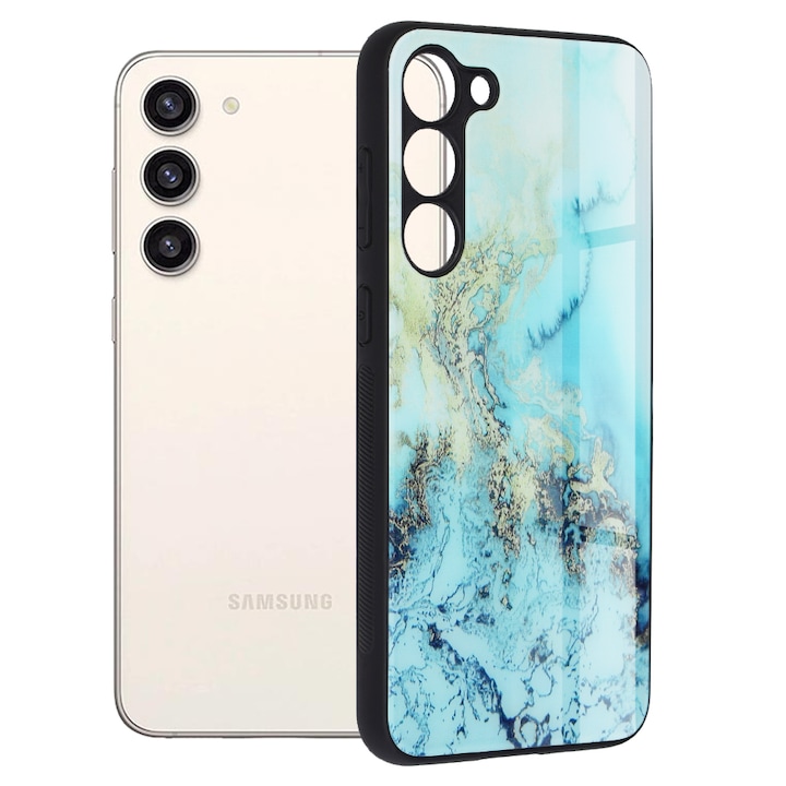 ΠΠ΅ΠΉΡ Π·Π° Samsung Galaxy S23 Plus, Techsuit Glaze Series, Blue Ocean