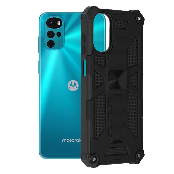 Калъф за Motorola Moto G22/Moto E32/Moto E32s, Techsuit Blazor Series, черен