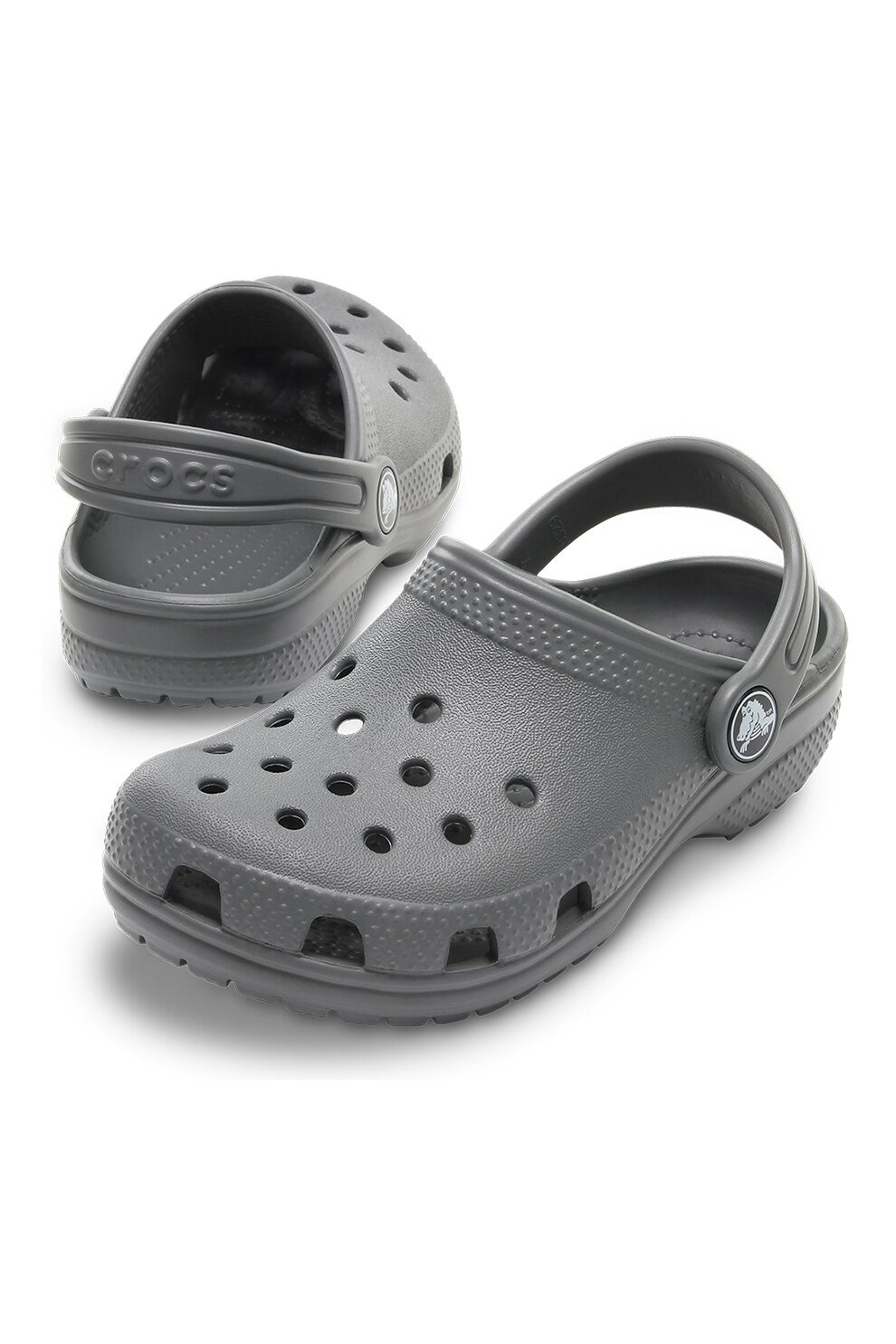 Crocs, Saboti slingback de cauciuc Classic, Negru stins, 20-21 EU - eMAG.ro