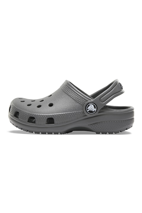 Crocs, Saboti slingback de cauciuc Classic, Negru stins