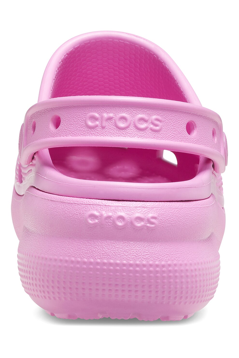 Crocs, Saboti slingback cu talpa wedge si aspect perforat Cutie