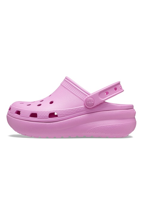 Crocs, Скосен крокс Cutie с перфорации, Розово