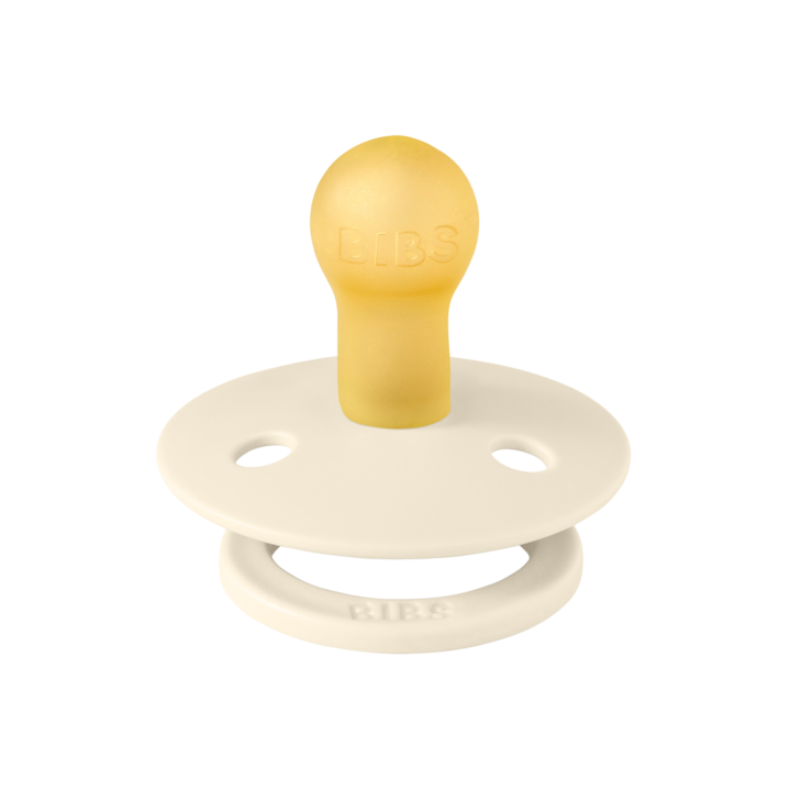 Suzeta Bibs Colour - Ivory, Latex, 0-6 luni
