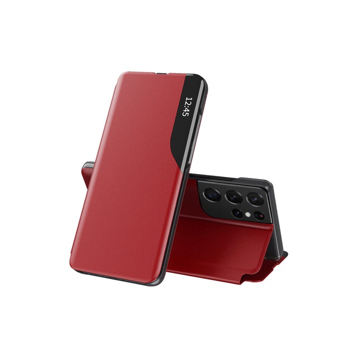 Калъф флип за Samsung Galaxy S21 Ultra Techsuit eFold Series Red