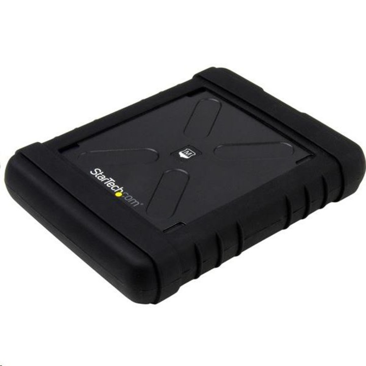 Carcasa pentru hard disk, Startech, S251BRU33, 2.5 inchi, USB 3.0, Rezistenta la socuri, Negru
