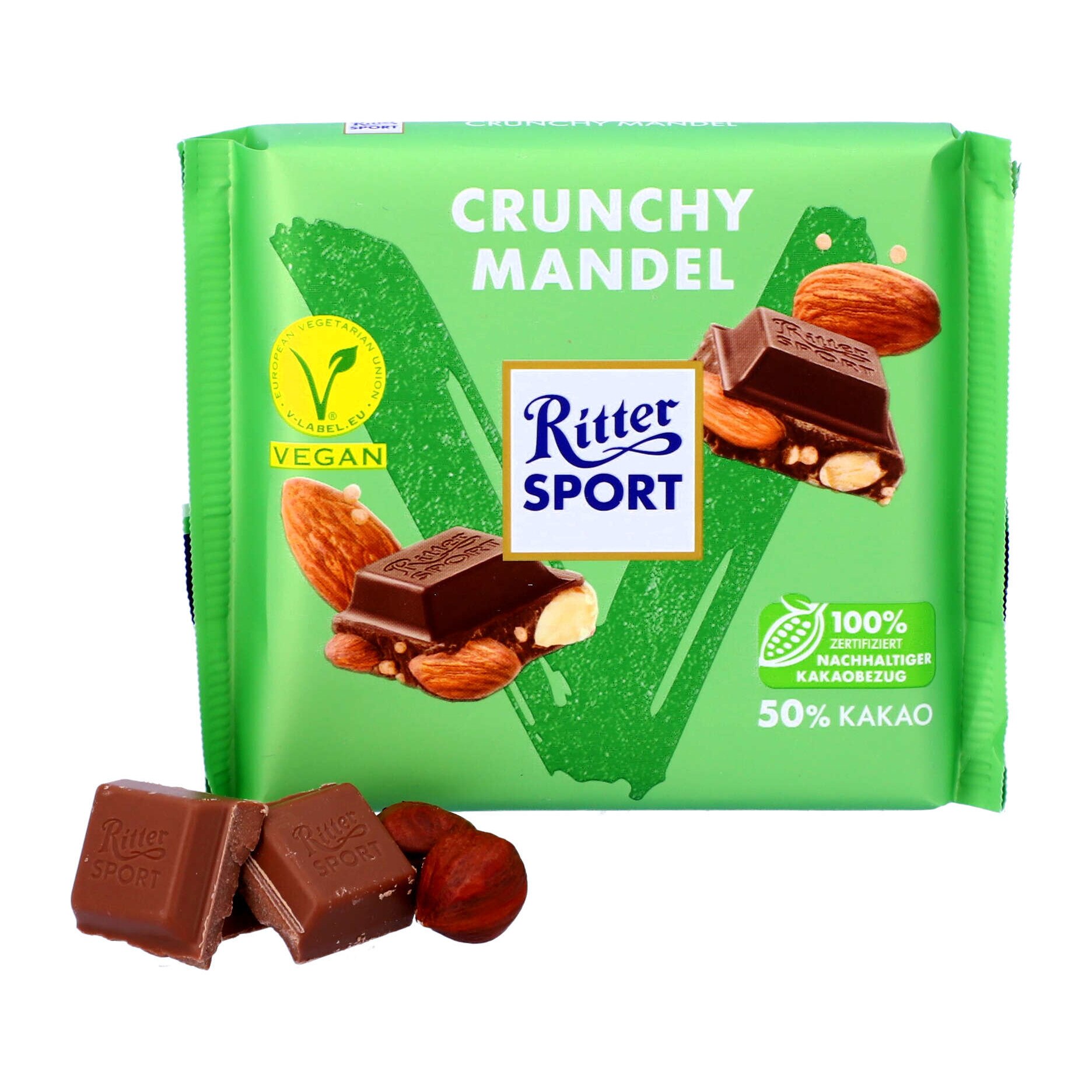 Ciocolata cu alune, Ritter Sport, Vegan, 100 g - eMAG.ro