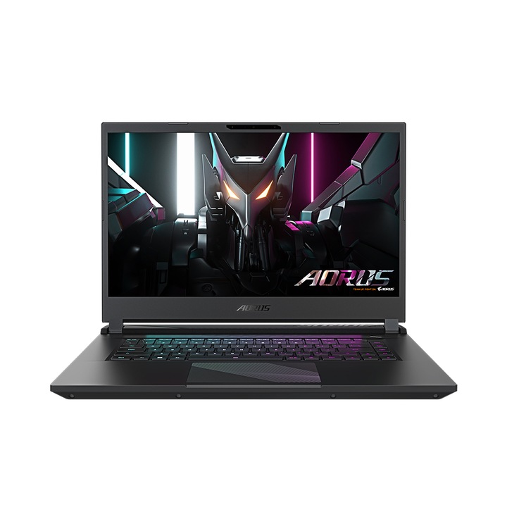 Лаптоп GIGABYTE AORUS 15 BKF, 15-BKF73EE754SH, 15.6", Intel Core i7-13700H (14-ядрен), NVIDIA GeForce RTX 4060 (8GB GDDR6), 16GB 4800MHz (2x8GB) DDR5, Черен