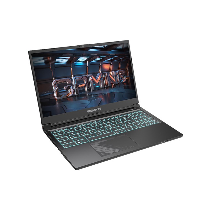 Лаптоп GIGABYTE G5 MF, G5-MFE2EE333SH.16GB, 15.6", Intel Core i5-12500H (12-ядрен), NVIDIA GeForce RTX 4050 (6GB GDDR6), 16 GB 3200 MHz DDR4, Черен