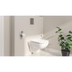 Grohe 39817000 Solido compact 5 az 1-ben beépíthető WC szett, 1,13 méteres beépítési magasság, Rapid SL falsík mögötti WC tartály, Even nyomólap (króm), Start Edge Ceramic fali WC, Euro Ceramic ülőke