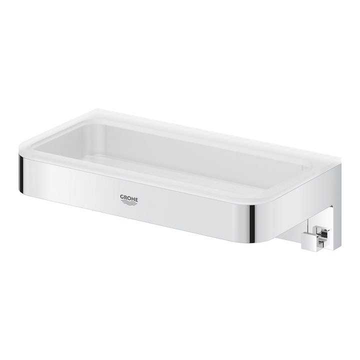 Raft baie Grohe Start Cube 41107000, 200 mm, montare pe perete, fixare ascunsa, Crom