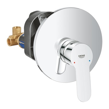 Baterie de dus, Grohe 29082000 Start Edge, monocomanda, pentru instalare in spatele peretelui, crom