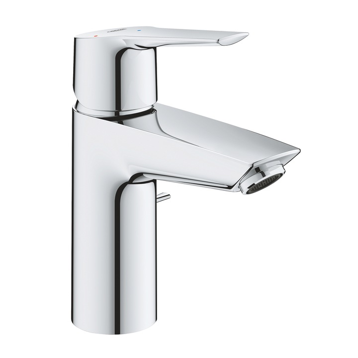 Baterie pentru chiuveta Grohe 31137002 Start, marime S, set de scurgere cu tija, crom