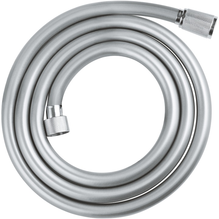 Furtun dus Grohe Vitalio Comfort 28745002, 1/2'' x 1/2'', universal, 1.75 m, anti-indoire, Crom