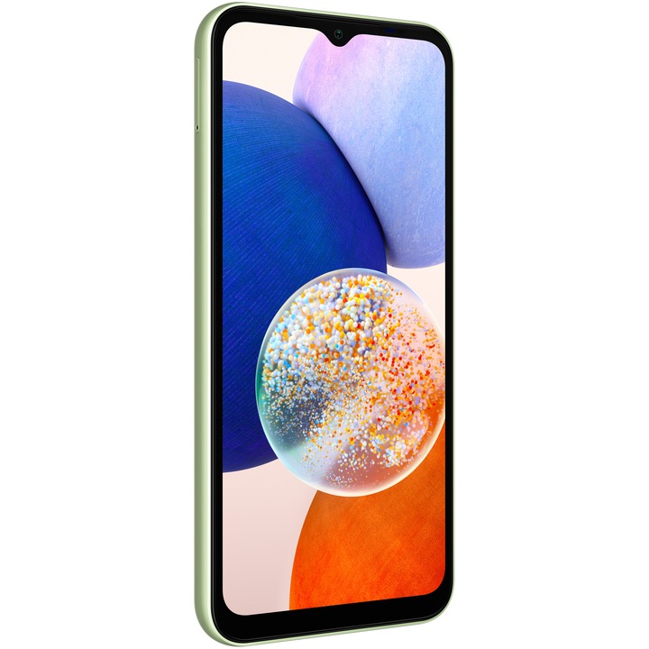 Telefon mobil Samsung Galaxy A14, Dual SIM, 4GB RAM, 128GB, 5G, Light Green