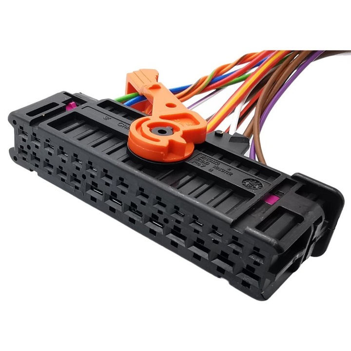 Ремонтен комплект за окабеляване на врати, Rk-Tronik, Съвместим с Skoda Roomster, Дължина 40 см, Многоцветен