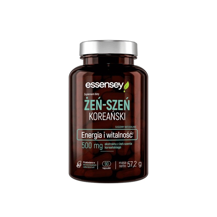 Supliment alimentar, Essensey Ginseng coreean 500mg, 90 capsule