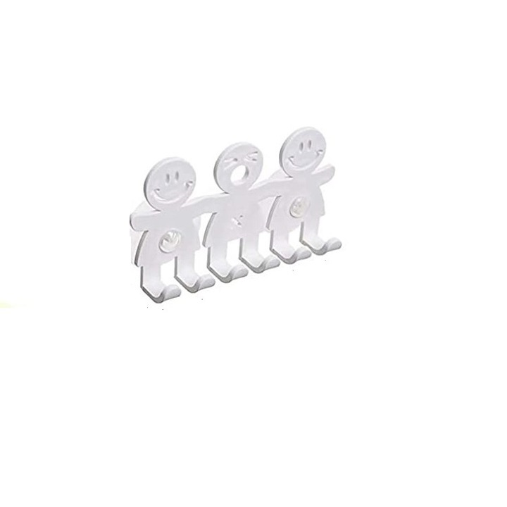 Suport pentru periute de dinti, Plastic, Alb