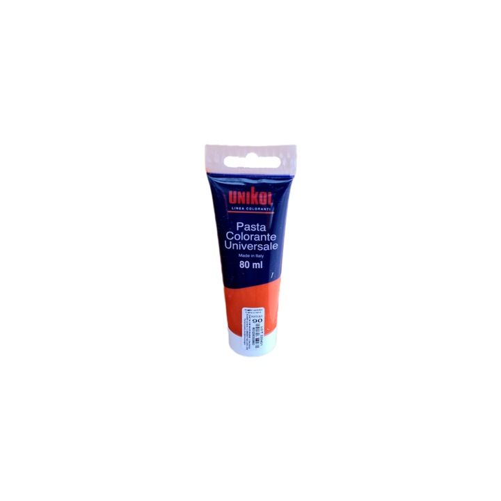 Univerzális színező paszta, 80ml UNIKOL, narancs90