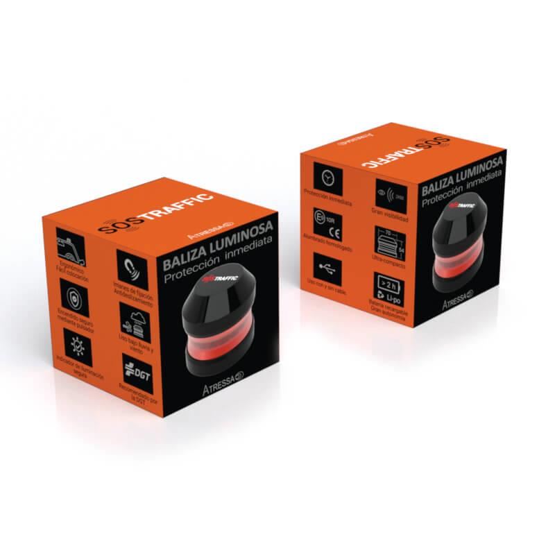 Proiector stroboscopic, girofar galben, incarcare USB, SOSTRAFFIC ...