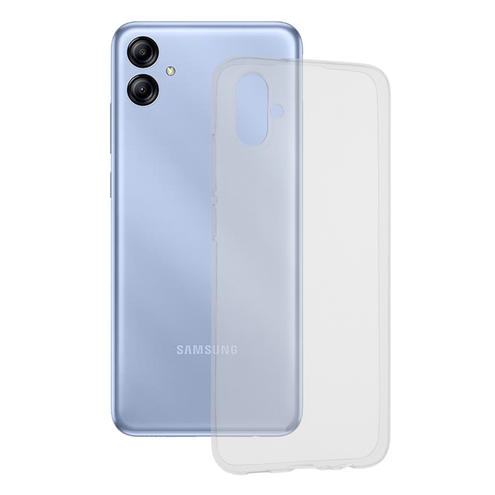 Кейс за Samsung Galaxy A04e, Techsuit Clear Silicone, Transparent