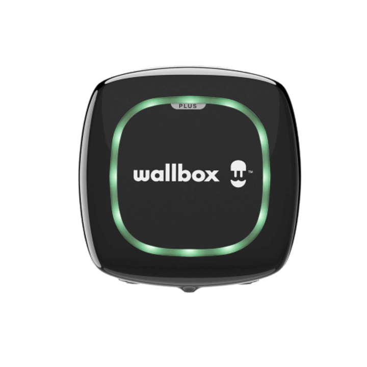 Зарядна станция за електрически автомобили Wallbox Pulsar Plus 7.4 kW, 5м Кабел с вход тип 2, Бял/Черен