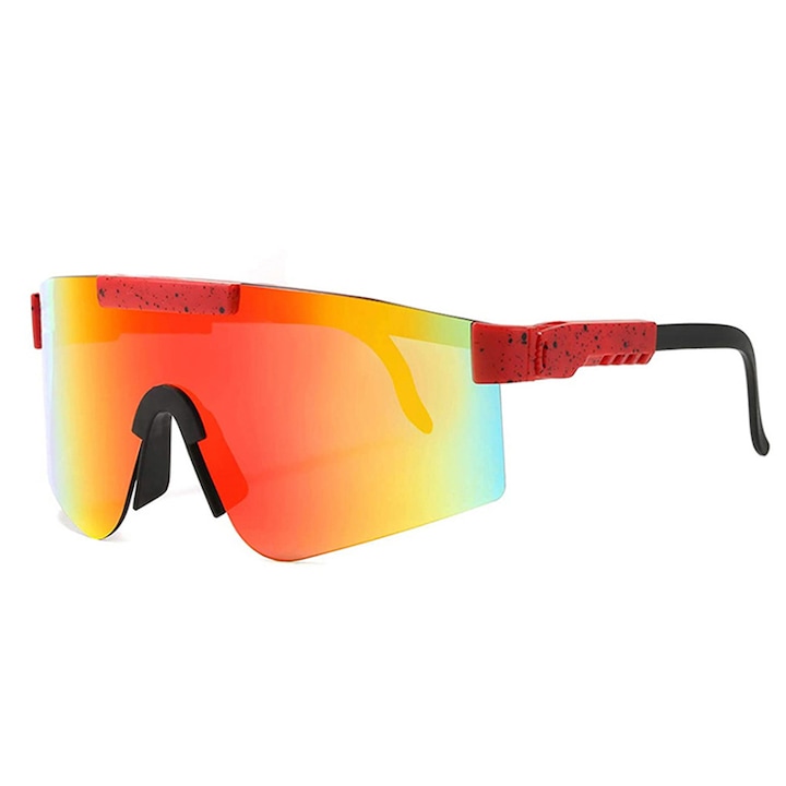 Ochelari de soare pentru ciclism, UV400, Picioruse reglabile, Multicolor
