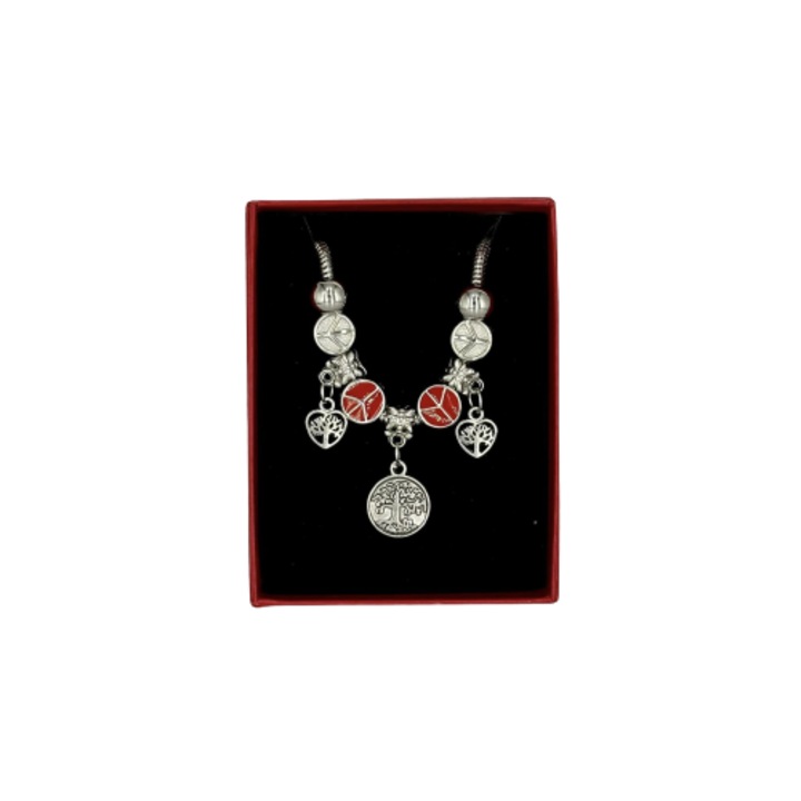 Bratara martisor, charmuri arbore, fluture