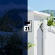 Numar de casa, cu incarcare solara, lumina prin led, otel inoxidabil