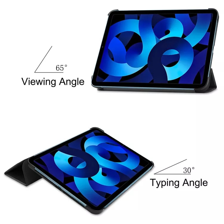 Husa pentru iPad 11 2025, iPad 10 2022 Light & UltraSlim, tip stand cu functie wake-up/sleep, Aiyando, negru