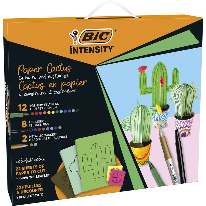 Set BIC Intensity Paper Cactus