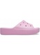 Papuci Femei, Crocs, Classic Platform Slide, Roz, 41-42 EU