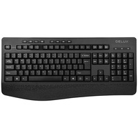 Tastatura wireless Delux K6060G, neagru