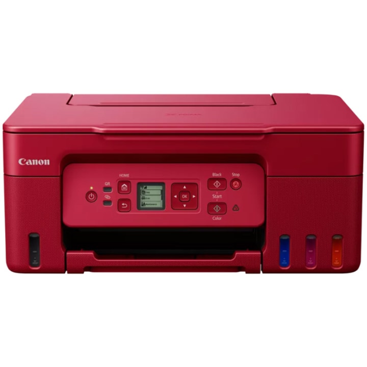 Мултифункционално мастиленоструйно цветно устройство CISS Canon PIXMA G3470 Red, A4