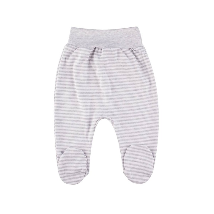 Set body si pantaloni pentru baieti, Tup Tup, Gri ,86