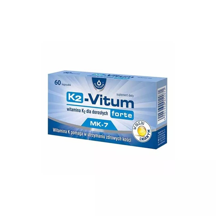 Supliment alimentar, Oleofarm K2-Vitum Forte MK-7, 60 capsule
