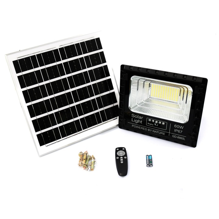 Proiector solar de perete GDPLUS cu telecomanda 60W GD-8860L