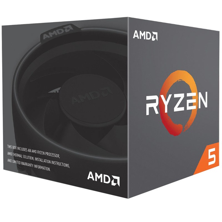 Procesor AMD Ryzen 5 1600, 3.2 GHz, 16MB, Socket AM4