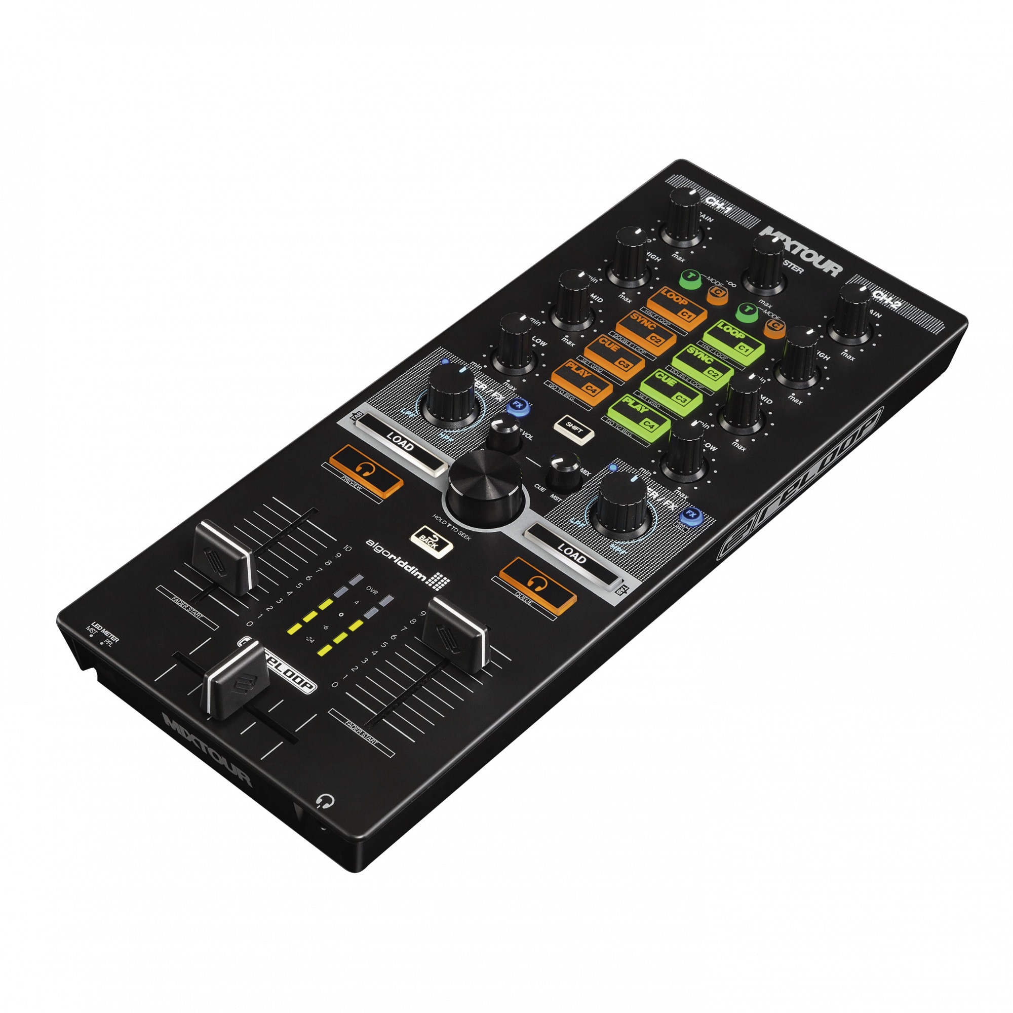 Controller pentru DJ, Reloop Mixtour, compatibil iPhone si iPad