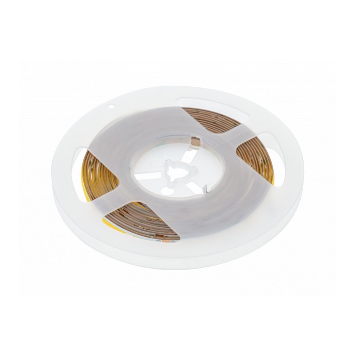 Banda led 8 mm COB 23W, 12V, IP20, 5500K, lumina rece, 2xMiniAmp, dimabila, 5 m