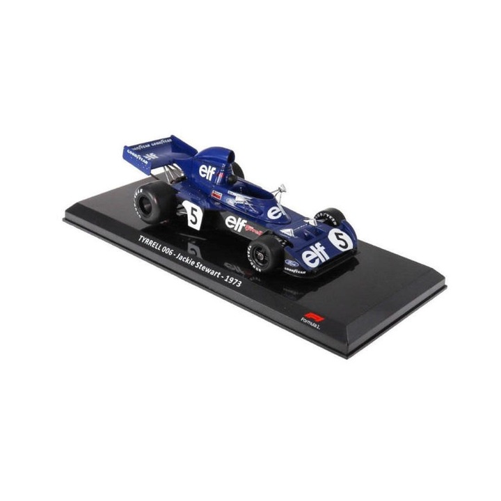 Macheta auto Tyrrell F1 006 N5 1973 Jackie Stewart, 1:24 Ixo