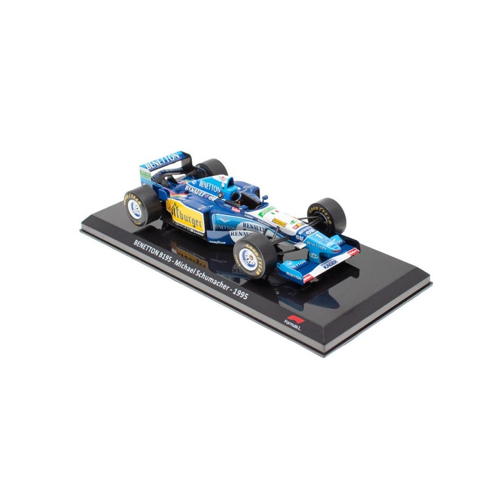 Macheta auto Renault F1 Benetton B195 N1 1995 Michael Schumacher, 1:24 Ixo