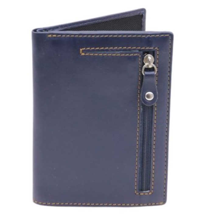 Portofel barbati pentru documente Caza Pelletteria piele bleumarin