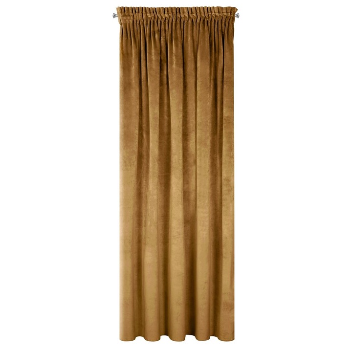 Függöny Eurofirany, RIA, 140x270, ráncolószalag, sárga