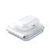 Incarcator FastCharge Ultra-portabil 3 in 1 Fold 15W wireless MagSafe, camping compatibil cu iPhone, Samsung, Huawei, Oppo, Xiaomi, Apple Watch, Airpods Pro, Galaxy Buds, TWS, Alb