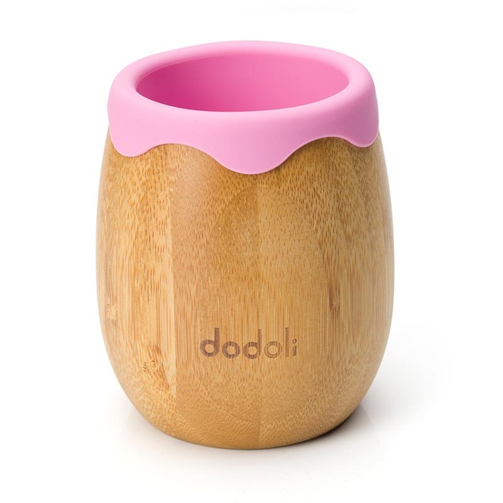 Чаша за разнообразяване, бамбук, 150 мл, розова