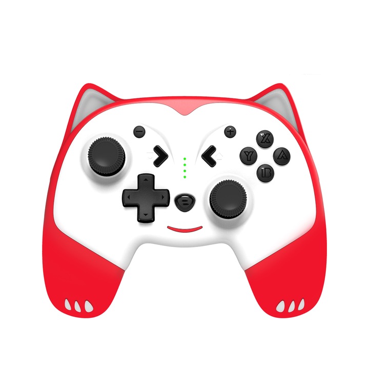 Controler Bluetooth, Spirit of Gamer, Autonimie 10h, Alb/Negru