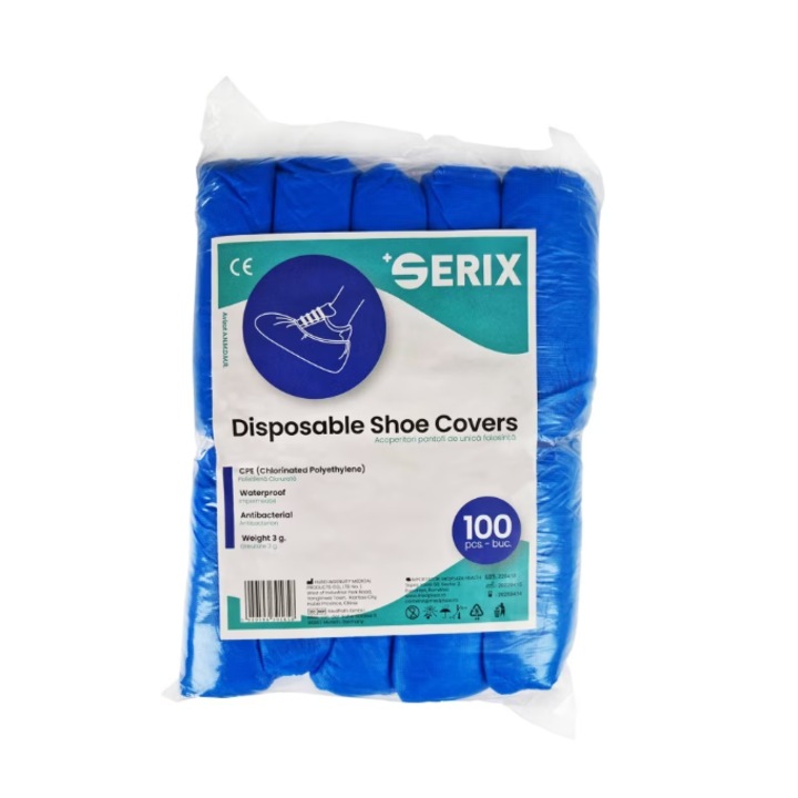 Set 100 buc Acoperitori Pantofi De Unica Folosinta, Botosi, Serix 3g